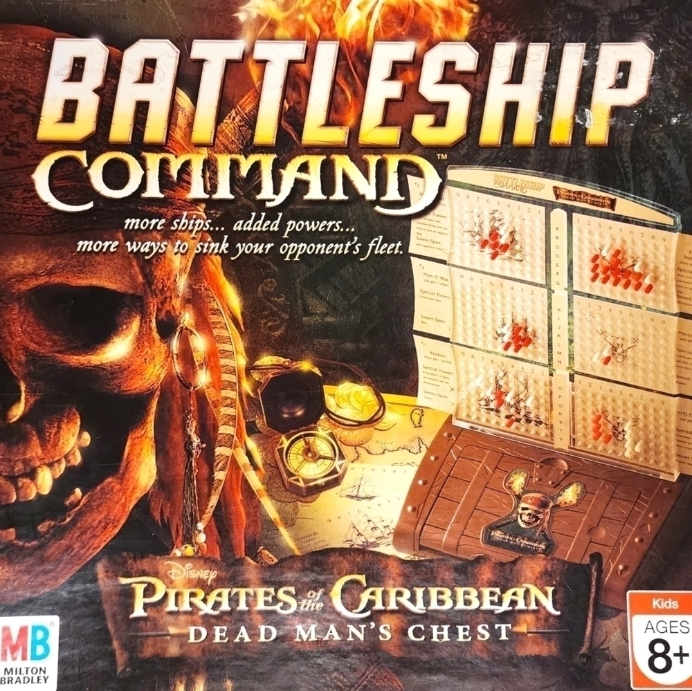 Milton Bradley Battleship Command Pirates of the Caribbean Dead Men's Chest
